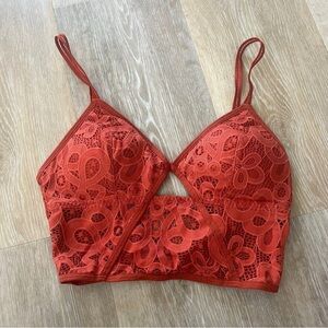 Gilly Hicks Lace Bralette Bra Top Size Small